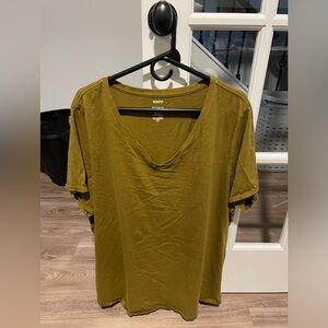 💜Sonoma everyday tee 3x olive green